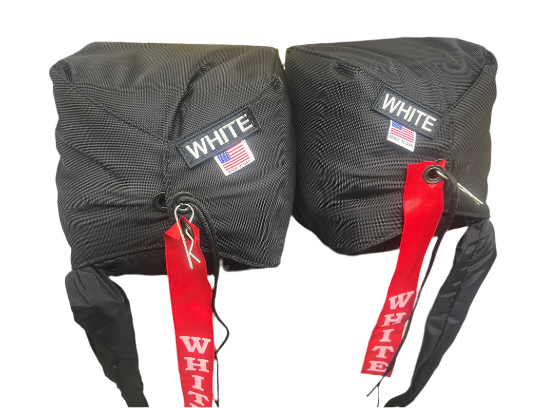 White Safety Pro Mod Parachute