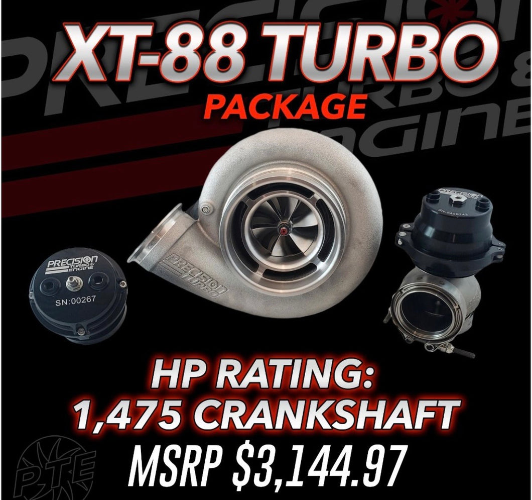 PRECISION TURBO XT-88 Single Turbo Package
