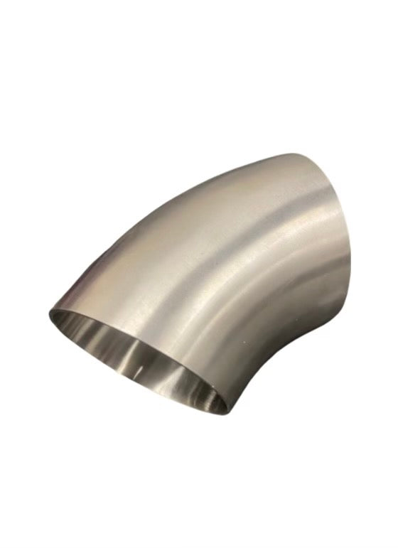 Polished Stainless Steel 45 Bend