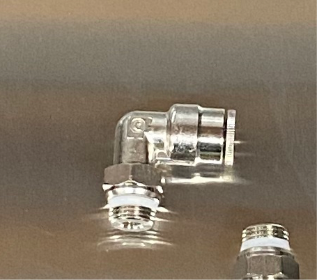 1/4 push to connect 90 fittings